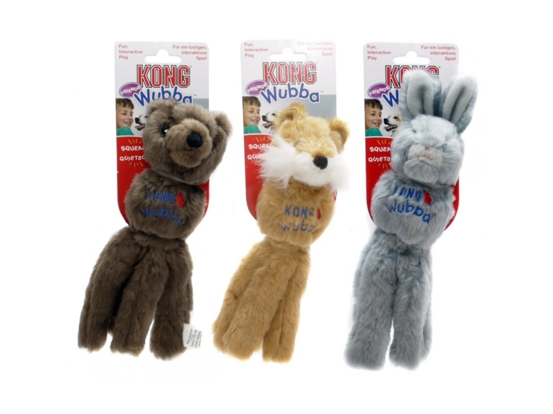 KONG Hundelegetøj Wubba Friends Assorterede Farver Lille 26cm