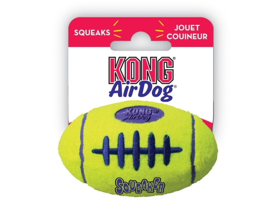 Kong Airdog Fußball-Spielzeug Gelb M 13Cm