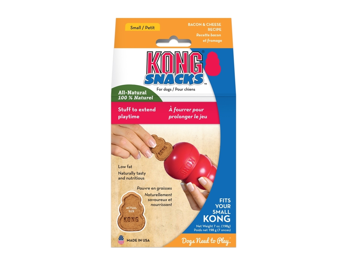 Kong Snacks Bacon Cheese Large 312g