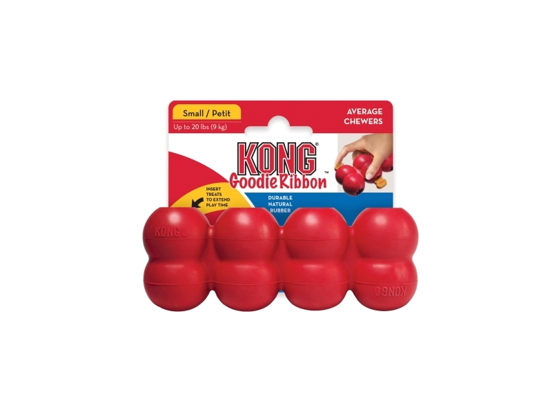 Kong Legetøj Goodie Ribbon Rød S 13cm