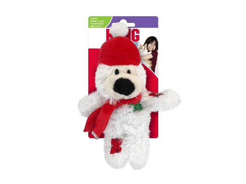 Kong Kattleksak Holiday Softies Bear Mix
