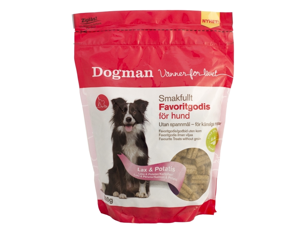 Dogman Hundegodbidder Favoritgodis laks og kartoffel 800g