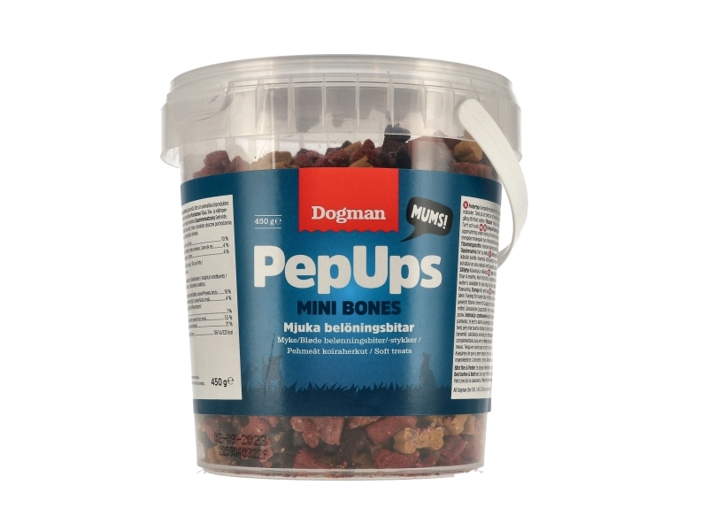 Dogman Pep Ups Mini Bones 450G