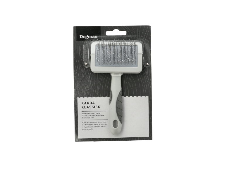 DOGMAN Myk/blød, grepsvennlig karde S 14,5cm