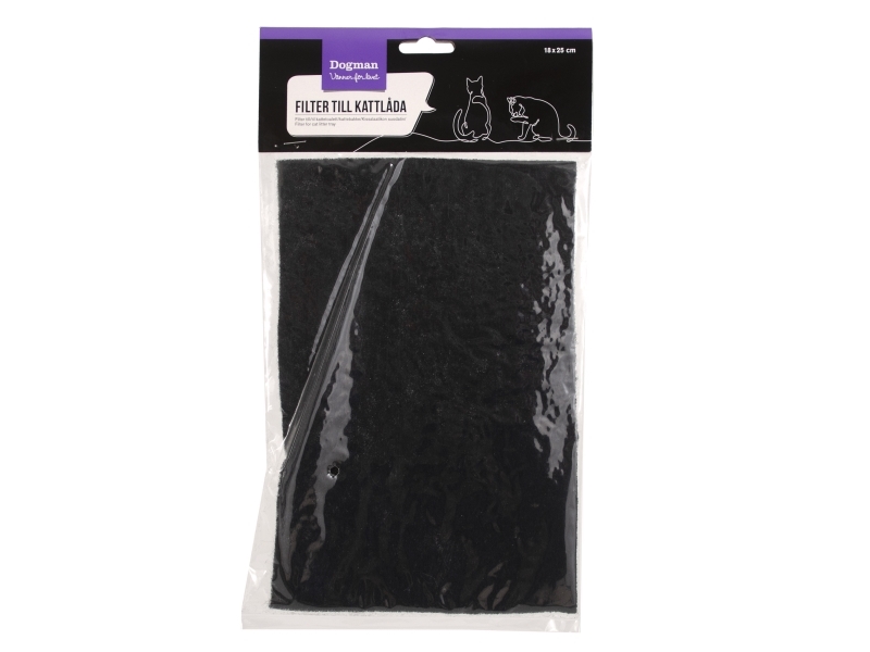 Universal kattebakke-kulfilter 18x25cm