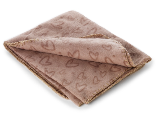 Dogman Fleecedecke Heart Rose 100X70cm