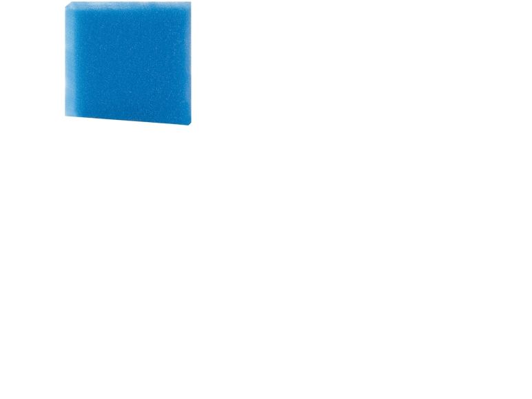 Hobby Filtermedie Måtte Fin Blå 5cm 5cm
