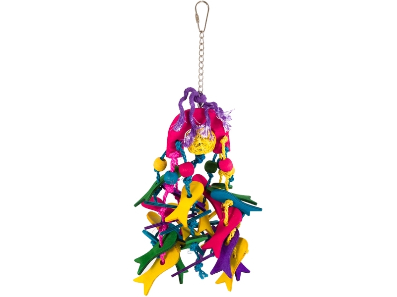 DOGMAN Legetøj til fugl hængende 30cm