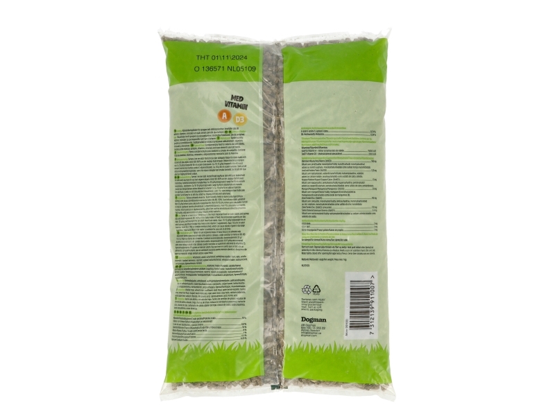Dogman Vitaminberiget Pellets 15Kg