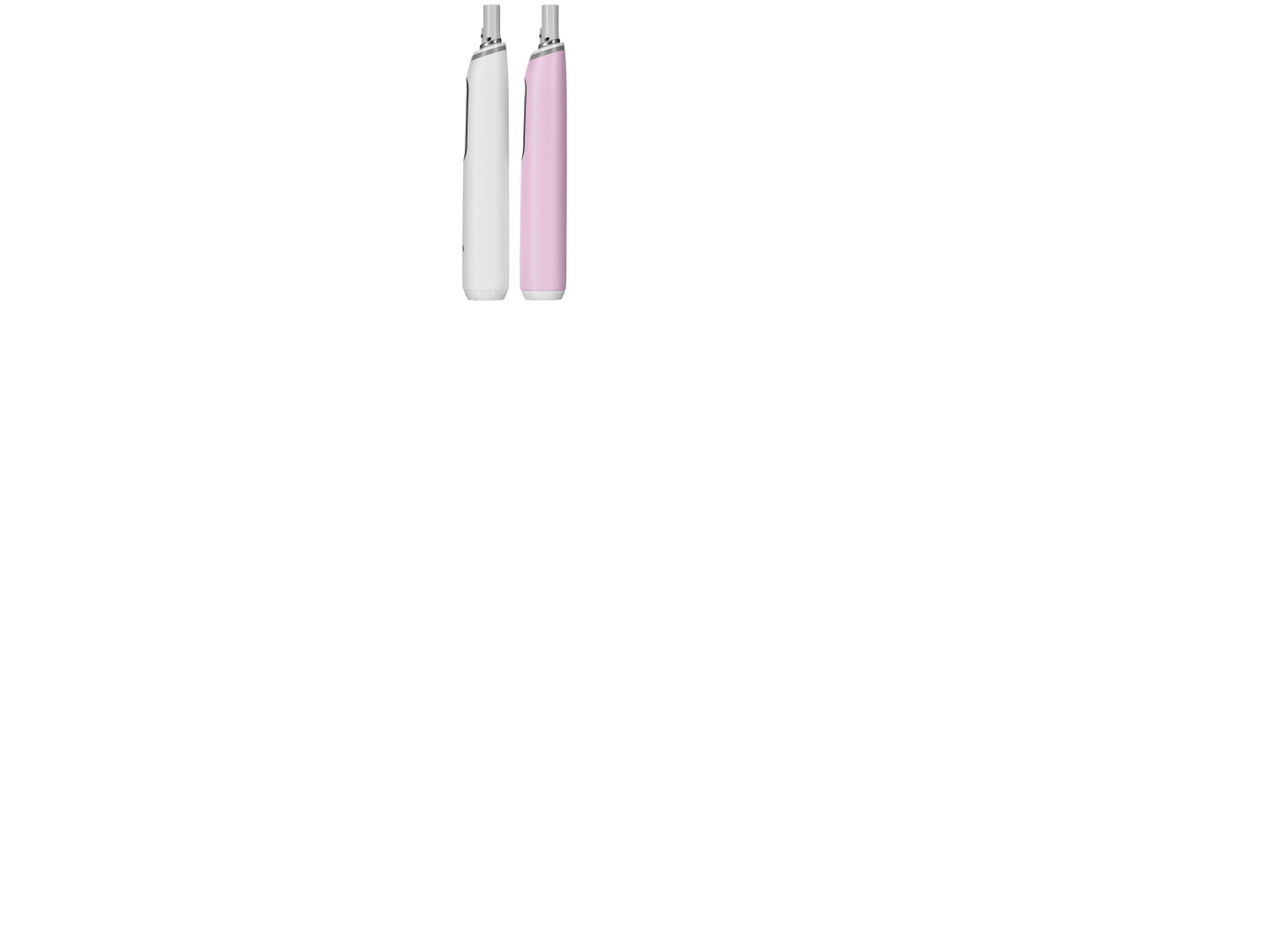 Oral-B Io Series 6 Duo Hvid/Lyserød 2 Stk. Elektrisk Tandbørste