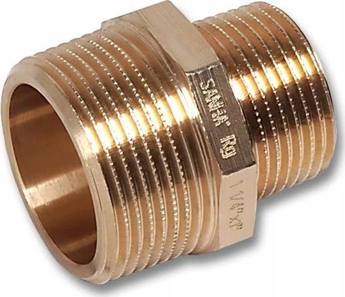 SANHA MS Reduktionsnippel GZxGZ 1/2x3/8 | VVS Artiklar - Rör & Kopplingar - Gas rördelar | GameStuff