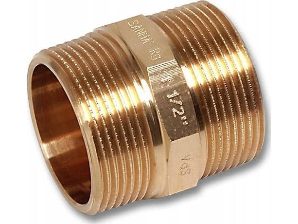 SANHA MS Dubbel nippel GZxGZ 3/4 | VVS Artiklar - Rör & Kopplingar - Gas rördelar | GameStuff