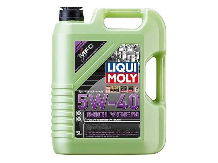 Liqui-Moly Motor Oil Molygen New Generation 5W40 5L | Bilvård & Biltillbehör - Utvändiga utrustning för bilar - Motorolja | GameStuff