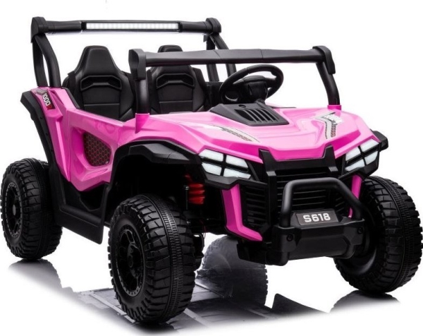 Lean Cars Dvivietis vaikiškas elektromobilis S618 4x4, rožinis