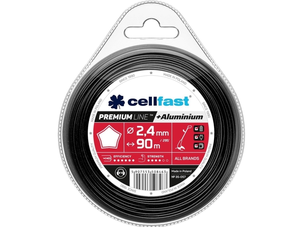 Cellfast Premium Skærelinje 2,4 Mm 90 M Stjerne (35-057)