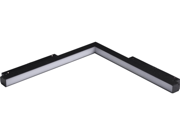 Azzardo avlång magnetisk spårlampa Saga AZ4619 LED 24W svart | Belysning - Inomhusbelysning - Inbyggd spotlight | GameStuff