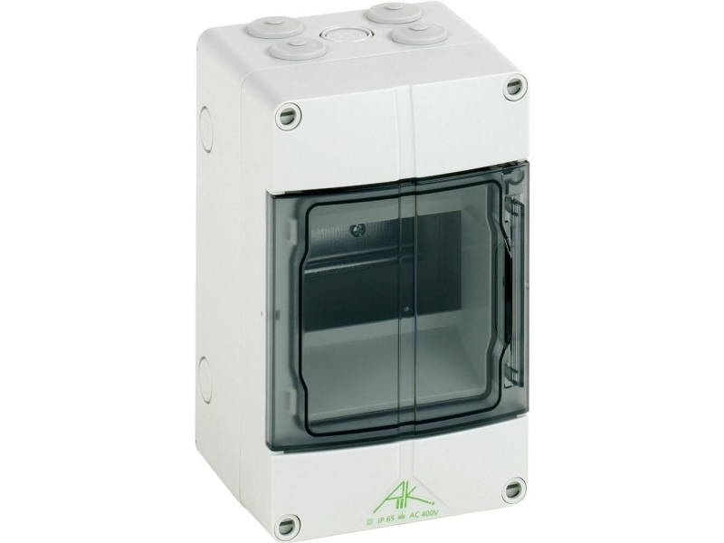 Spelsberg 73640501 AKi 05 Lille fordelingstavle Overflademonteret Antal delinger = 5 Antal rækker = 1 Indhold 1 stk