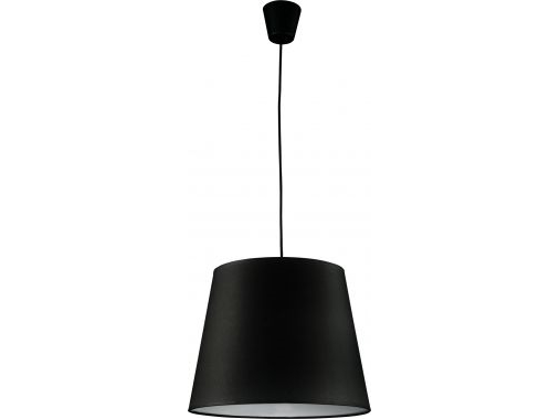 TK Maja loftlampe - sort stof og sort plastik