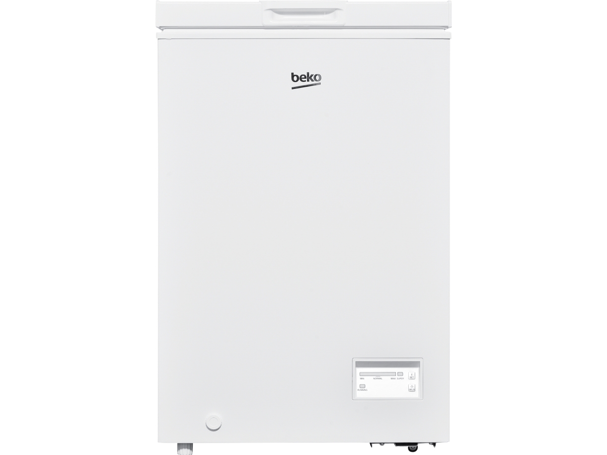 Beko CF100EWN, 98 L, 6 kg/24h, SN-T, 40 dB, E, Vit | Vitvaror - Kyl & Frys - Frysar | GameStuff