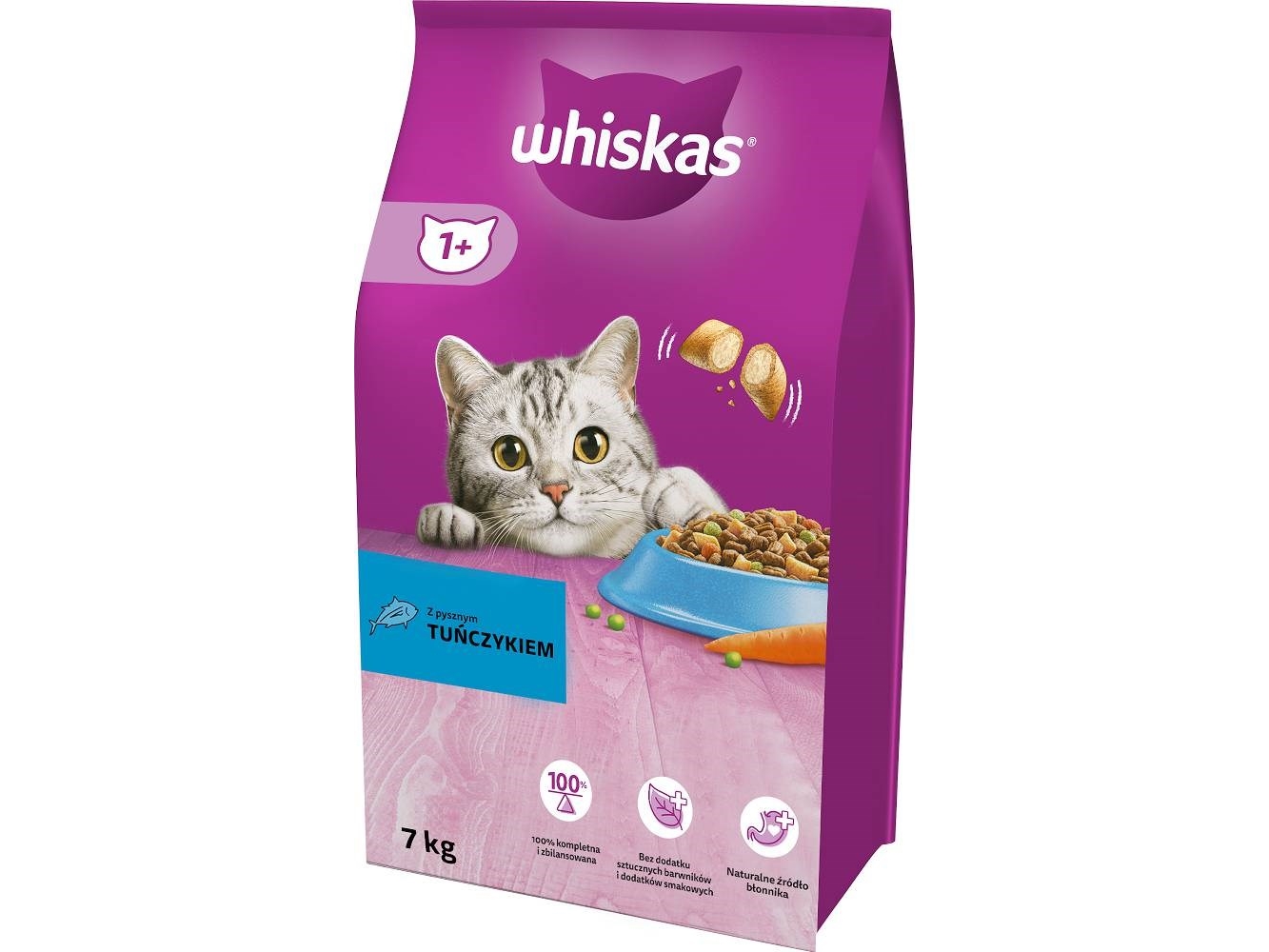 Whiskas Cat Adult Med Tun - Tørfoder Til Katte - 7 Kg