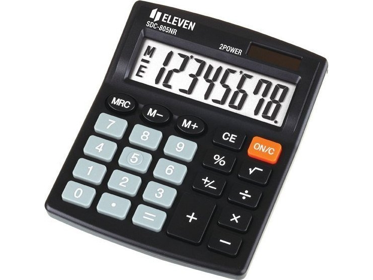 Eleven Eleven Rechner Sdc805nr, Schwarz, Desktop, 8-Stellig, Doppelte Stromversorgung