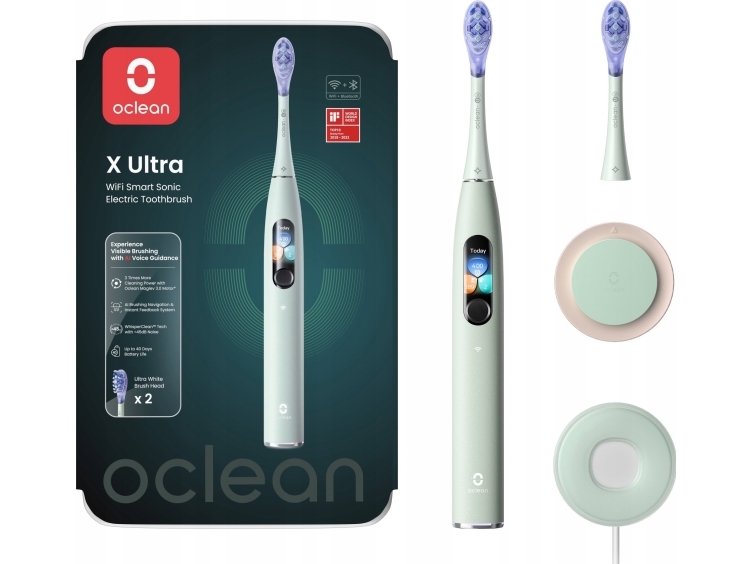 Oclean X Ultra Elektrische Zahnbürste - Mint (Mietowa)