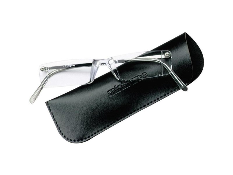 Eschenbach Miniframe2, Unisex, Rechteck, Vollrand, Kunststoff, Durchscheinend, Metallisch