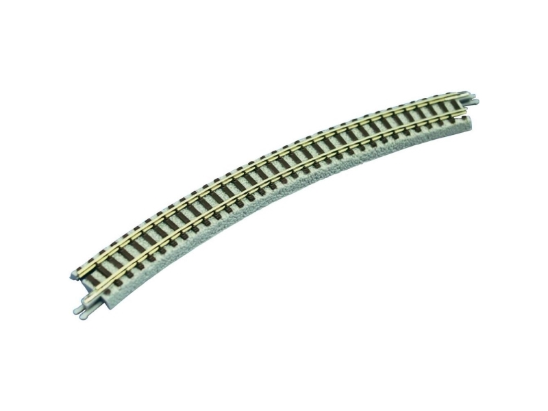 7297014 Z Rokuhan-spår (med ballast) Kurvat spår 30° 245 mm 6 st | Hobby - Modelljärnväg - Skala Z | GameStuff