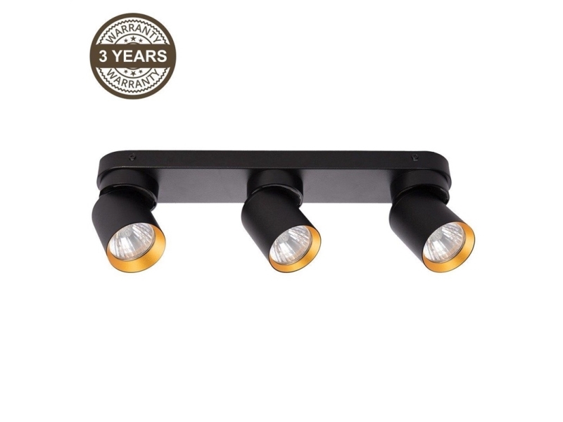 Domoletti Ceiling Light Tunis 3Xgu10 Ml9937 B/Gold