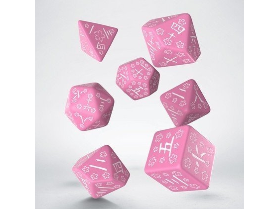 Q-Workshop komplet sæt: Japanese Dice Set - Sweet Spring Memory