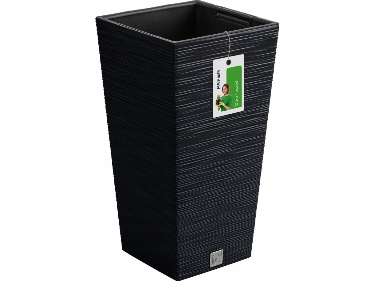 Gėlių vazonas Prosperplast Furu Square, 26,5 x 26,5 x 50 cm