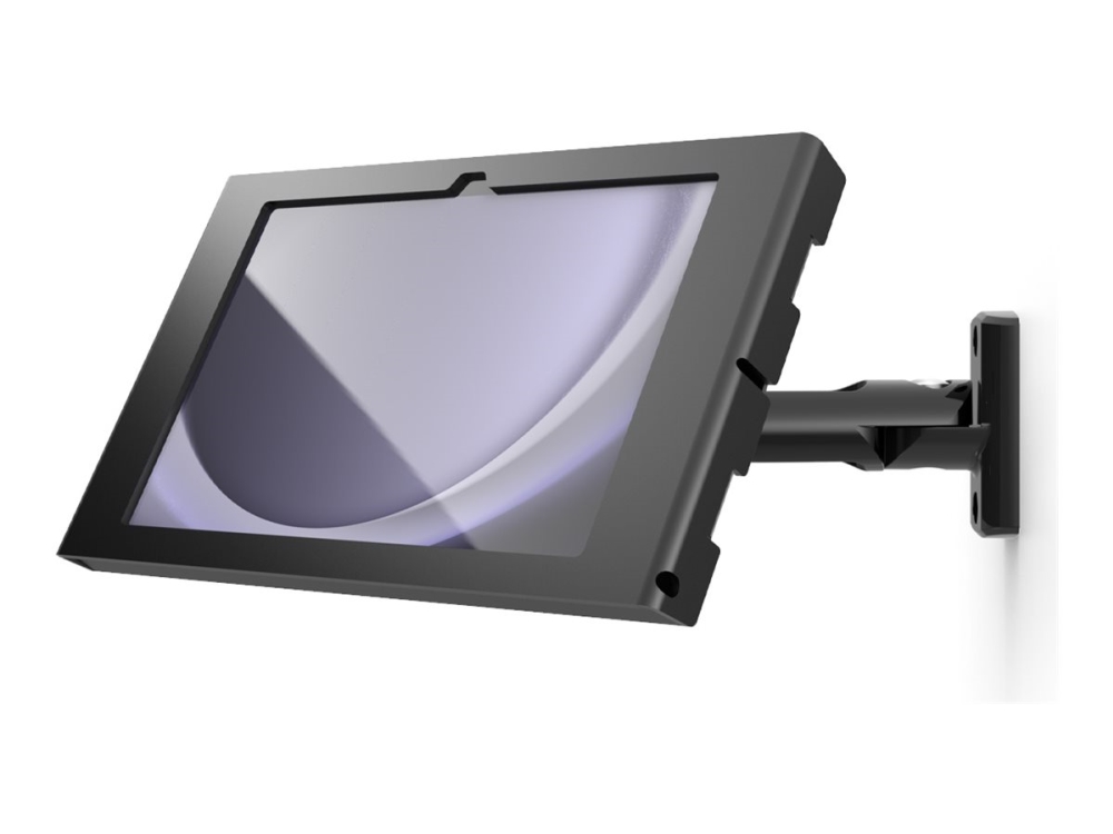 Compulocks Galaxy Tab A9 Apex Enclosure Swing Wall Mount Monteringssæt Indelukke Drejelig Arm Svingarm For Tablet Låsbar Metalramme S