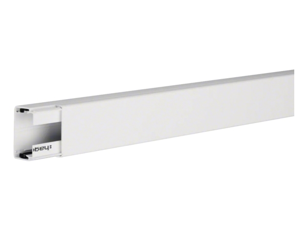 Hager Lf3004509016, Gerade Kabelrinne, 2 M, Polyvinylchlorid (Pvc), Weiß