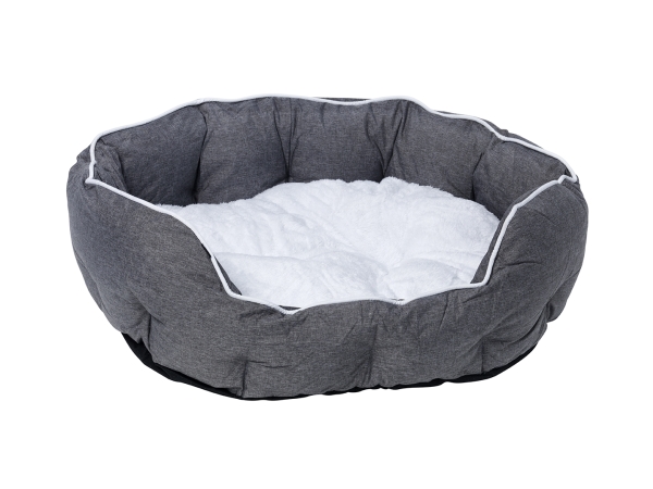 Dogman Bed Buddy Oval Grey M 60x50x22cm