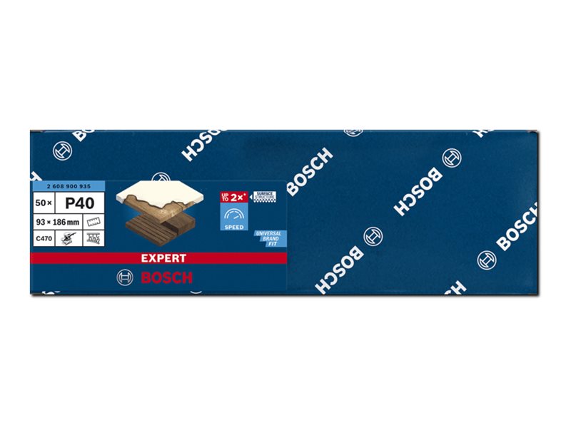 Bosch Slibeblad Plan 93X186mm K40 8H 50 Stk