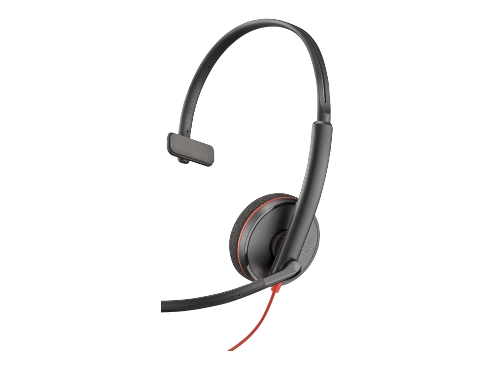 Poly Blackwire 3210 - Blackwire 3200 Serie - Headset - Am Ohr - Kabelgebunden - Aktive Geräuschunterdrückung - Usb-C - Schwarz - Zertifiziert Für Sky