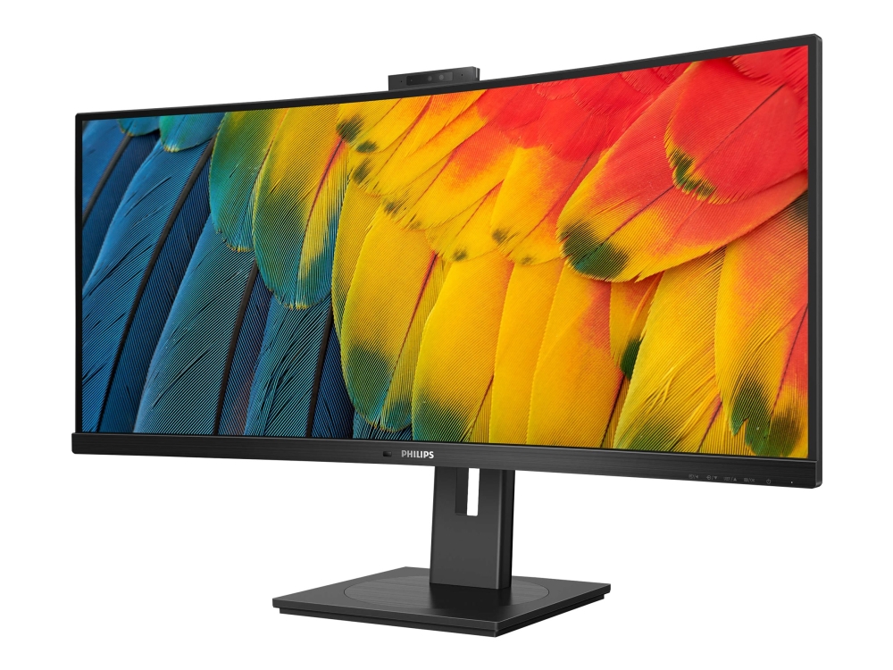 Philips 34B1u5600ch - 5000 Serie - Led-Display - Gebogen - 34" - 3440 X 1440 Wqhd @ 120 Hz - Va - 350 Cd/M² - 3000:1 - 4 Ms - Hdmi, Displayport, Usb-