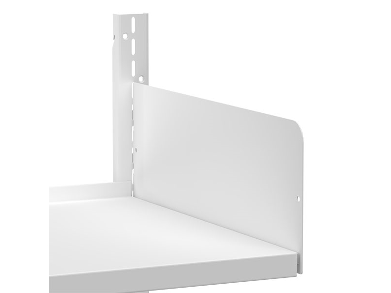 Kontorshylla, vit väggmonterad sektion 1500x600x600 mm | Möbler - Förvaringsmöbler - Bokhylla | GameStuff