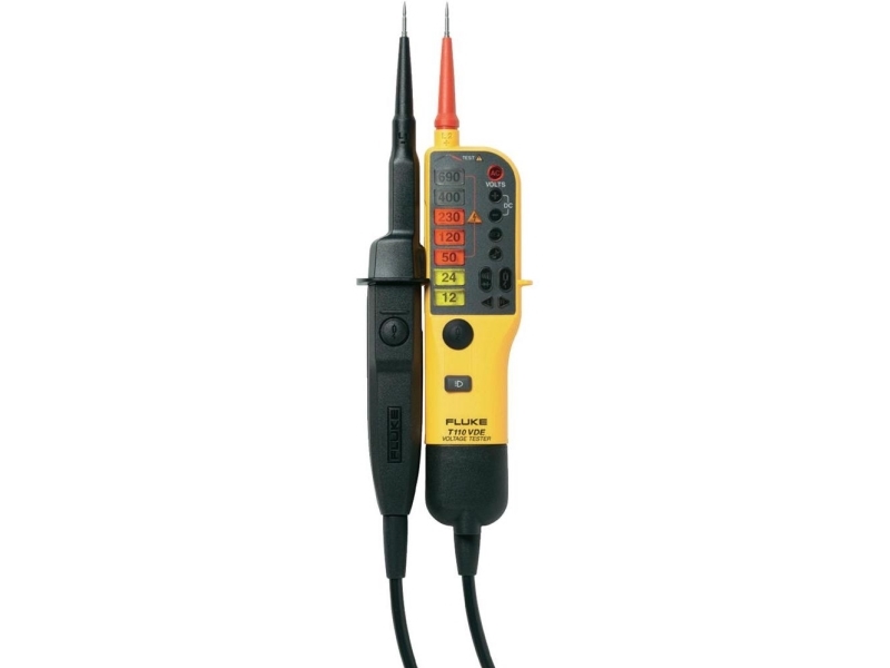 Fluke T110/VDE Tvåpolig spänningsmätare KAT III 690 V, KAT IV 600 V LED, akustik, vibrationer | Verktyg & Verkstad - För verkstaden - Övriga | GameStuff