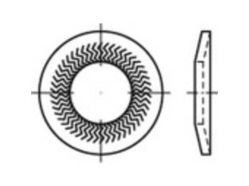 Låsekantskiver 6 Mm 18.2 Mm Rustfrit Stål A4 1000 Stk Alstertaler Schrauben & Prazisionsteile 1069902