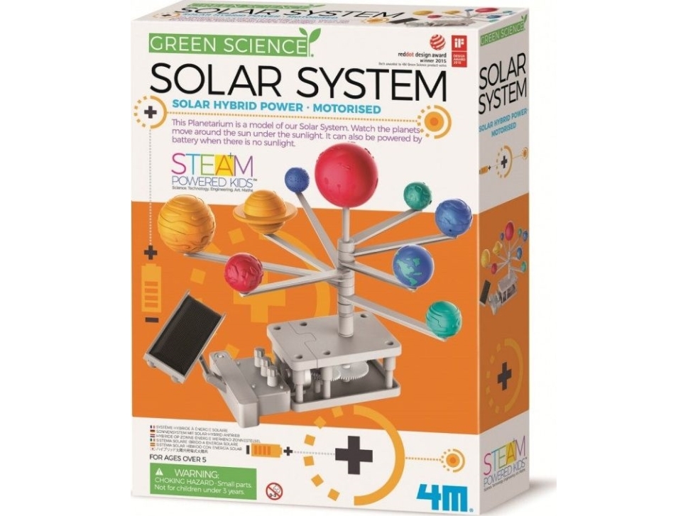 4M Green Science Solar System, Solsystem, Astronomi, 5 År, Flerfarvet