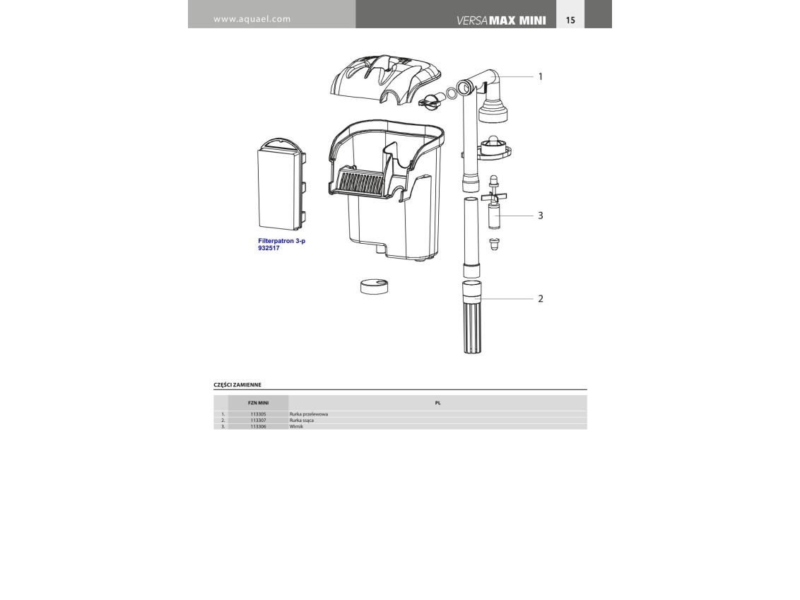 Aquael 113175, 40 L, 350 g, 125 mm, 85 mm, 140 mm