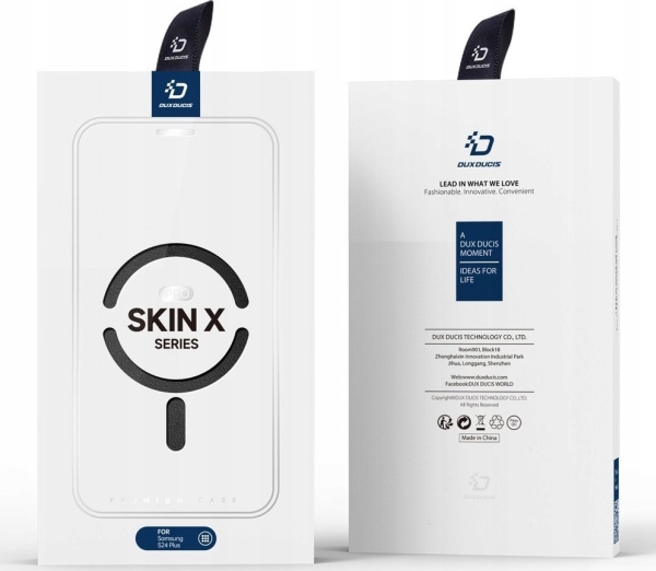 Dux Ducis Skin X Pro-Etui Til Samsung S24 Med Magnetring Og Klap - Sort