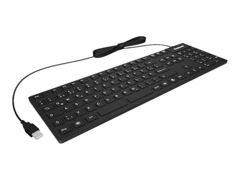 Keysonic Ksk-8030 In - Tastatur - Usb - Usa - Sort