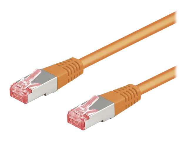 Goobay - Netværkskabel - Rj-45 (Han) Til Rj-45 (Han) - 1 M - Pairs In Metal Foil = Pimf (Ledningspar I Afskærmende Folie) - Cat 6 - Halogenfri, Forme