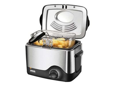 UNOLD 58615 - Fritureapparat - 1.2 kW - rustfrit stål/sort