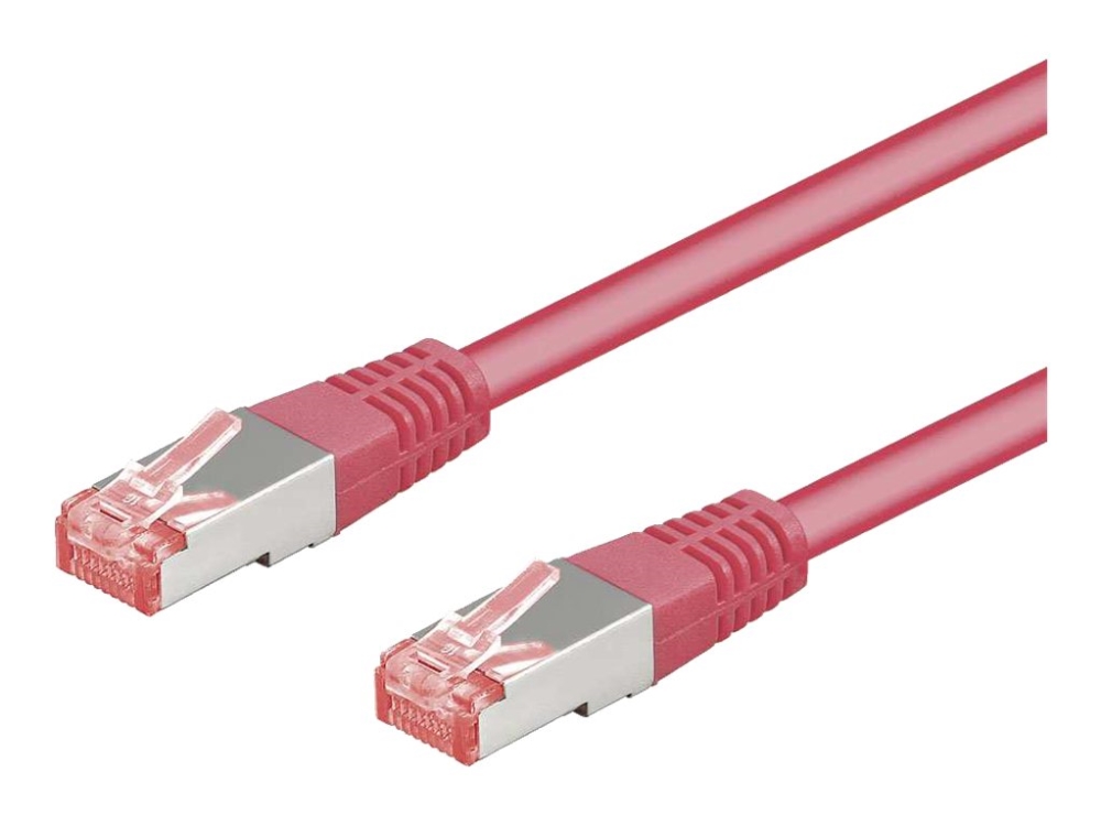 Goobay - Netværkskabel - Rj-45 (Han) Til Rj-45 (Han) - 2 M - Pairs In Metal Foil = Pimf (Ledningspar I Afskærmende Folie) - Cat 6 - Halogenfri, Forme