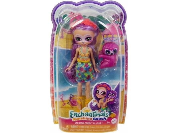 Mattel Enchantimals Puppe Und Haustier, Faultier