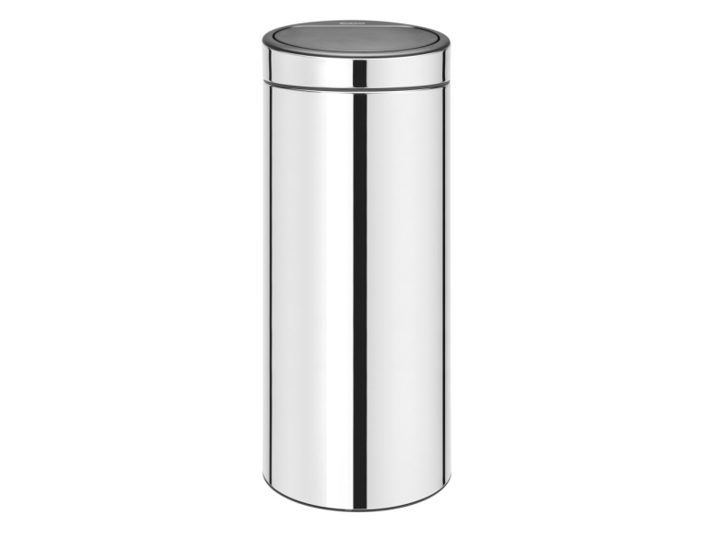 Brabantia Touch Bin Unie New, 30 L - Rostfritt stål glänsande | Köksutrustning - Hushålls tillbehör - Sopsortering | GameStuff