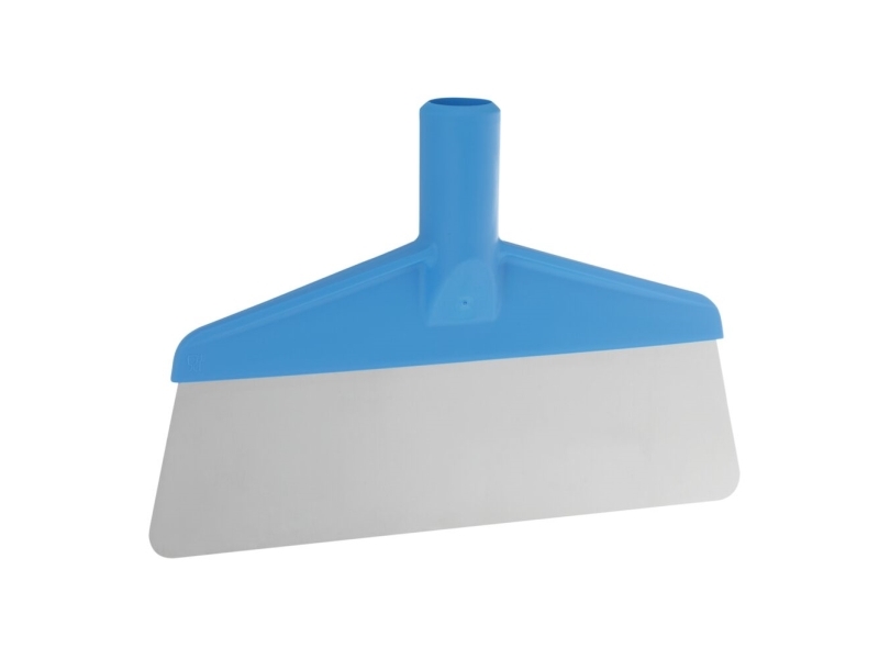 Gulvskraber, Vikan, 26x4x17,5cm, blå, PP/rustfrit stål, 26 cm | Rengöring - Rengöringsprodukter - Rengöringsmaskiner - Utrustning - Skrapor & Kvastar | GameStuff